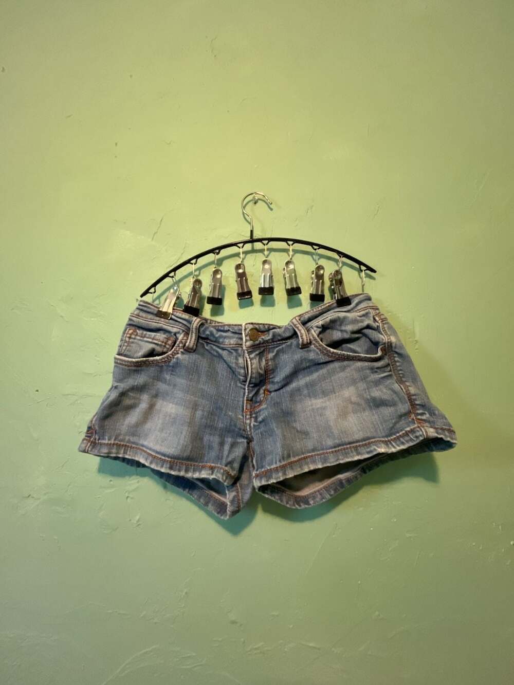 Lowrise cotton Y2K Papaya Jeans Denim Shorts